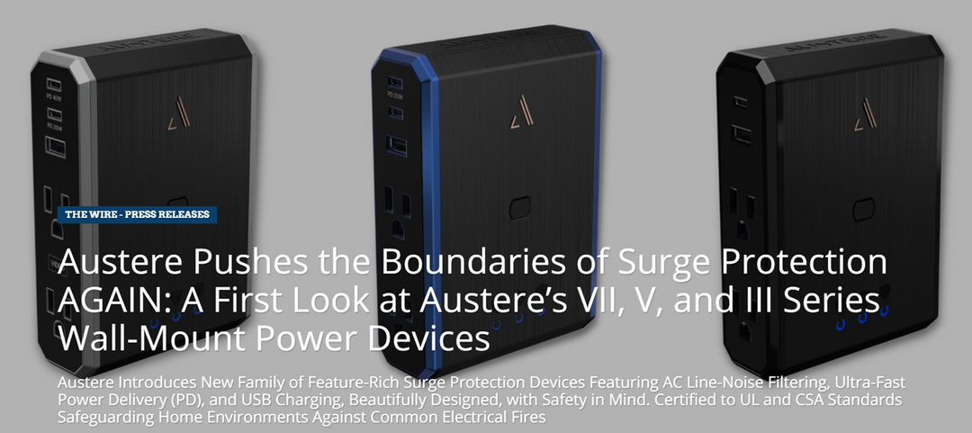 A First Look at Austere’s VII, V, and III Series Wall-Mount Power Devices
