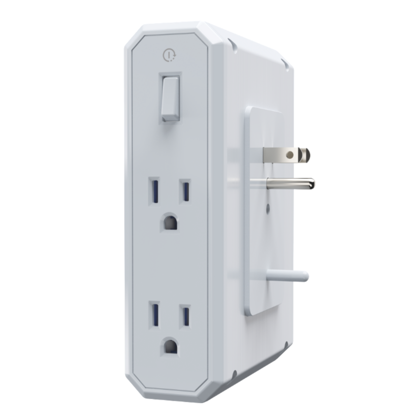 III Series \\ Power 4-Outlet Surge Protector, Luxe White