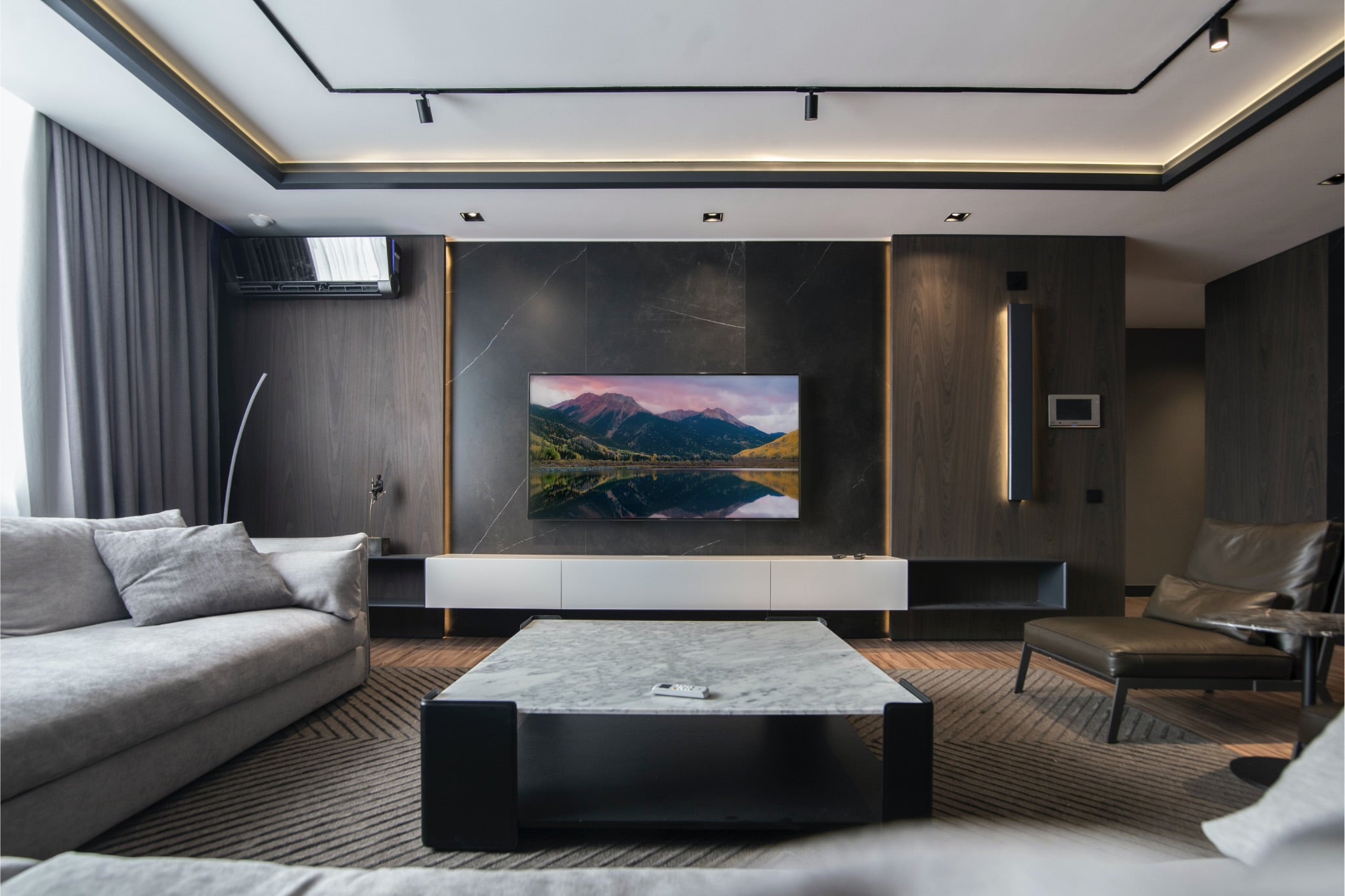 Austere home theater