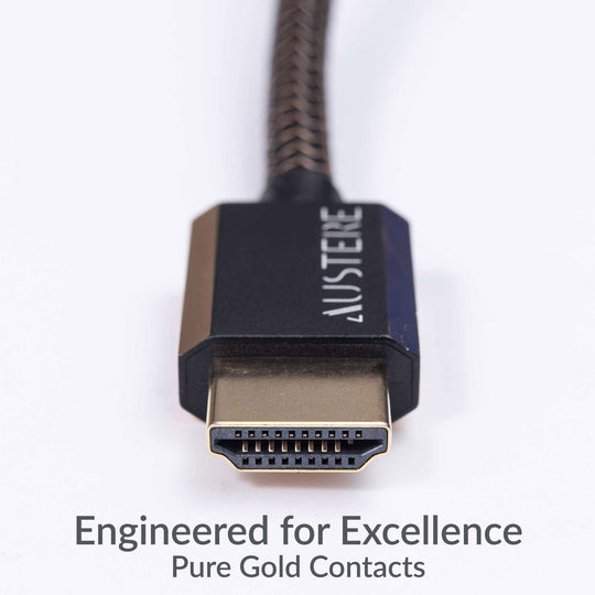 Austere 4K HDMI with Pure Gold contacts