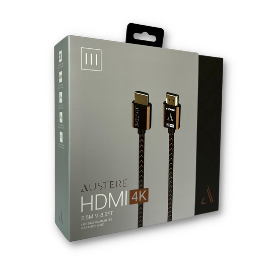 Austere III Series 4K HDMI Cable Packaging front
