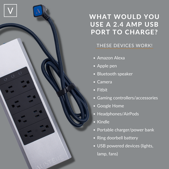 V Series \\ Power Surge Protector 8-Outlet With Omniport USB