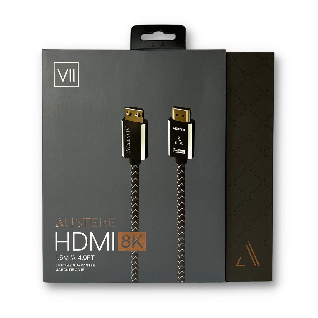 VII Series 8K HDMI Cable 1.5m & 2.5m | Austere VII Series 8K HDMI Cable 1.5m & 2.5m | Austere