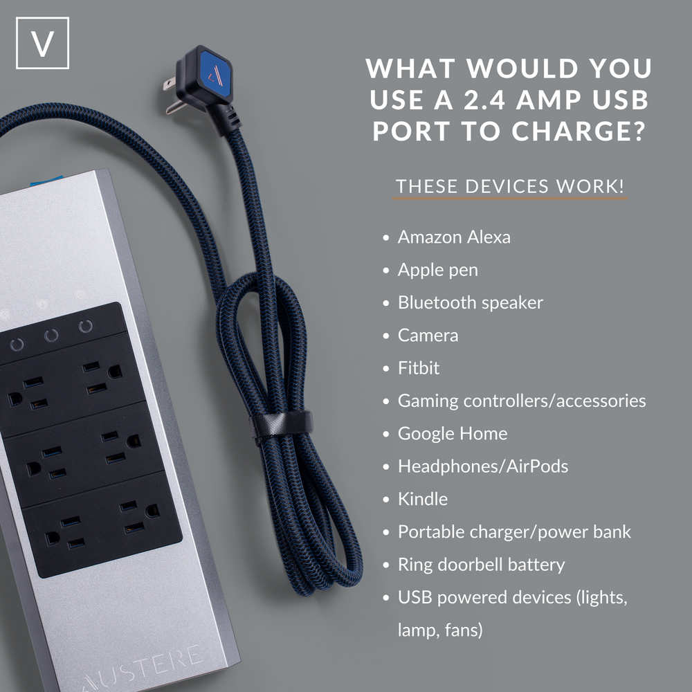 V Series \\ Power 6-Outlet With Omniport USB